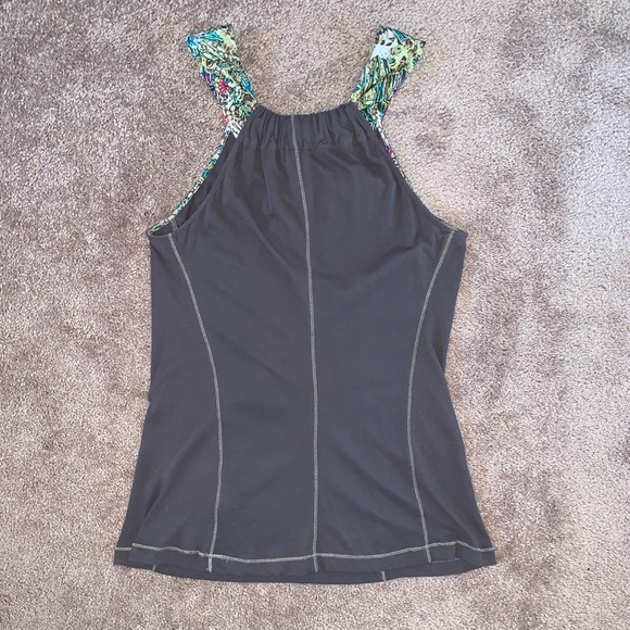 Burning Torch Tank With Colorful Neckline - Picture 6 of 16